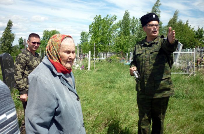 Анна Алексеевна Терёхина, местная жительница, которая помнит польских солдат на Татищевской земле