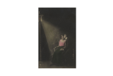Мужчина и женщина под фонарём. Открытка. Примерно 1910-1940