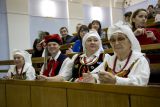 Всероссийский польский диктант-2015. Участники в национальных костюмах - залог праздничного настроения