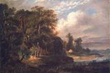 Лесной пейзаж. 1866 год. Холст, масло. Национальный музей в Кракове.